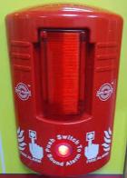 ѭҳ͹ԧ˵ةءԹشԴ, Manual Station Fire Alarm Siren / Strobe With Battery 9 VDC